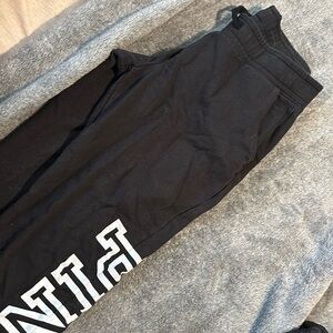 VS PINK Black jogger pants